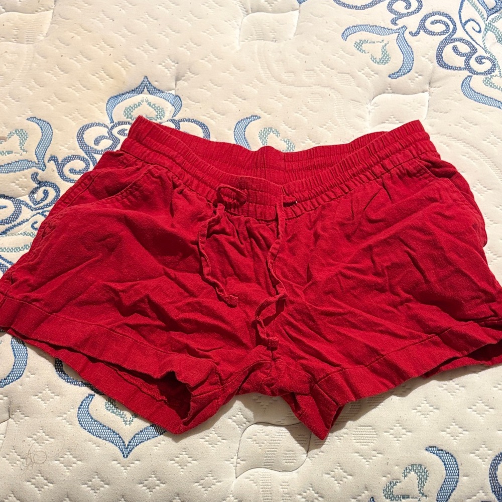 Old Navy Red Women's Athletic Shorts